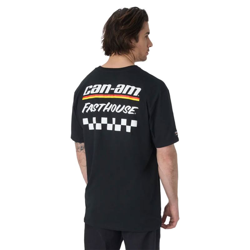 M CAN-AM X FH RACING TEE S BLACK 