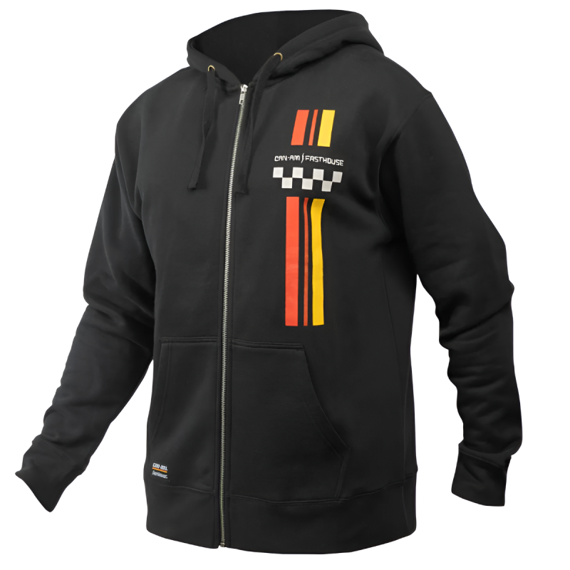 CAN-AM X FASTHOUSE DUSTER HOODED ZIP-UP BLACK