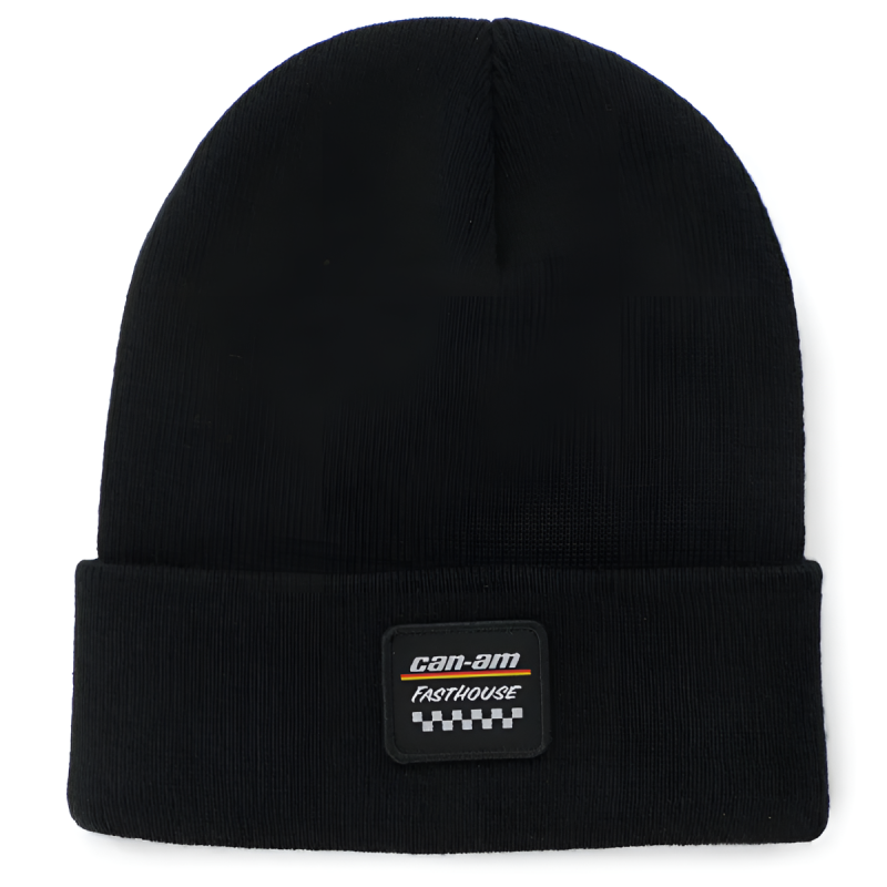 CAN-AM X FASTHOUSE CUFF BEANIE UNISEX, BLACK