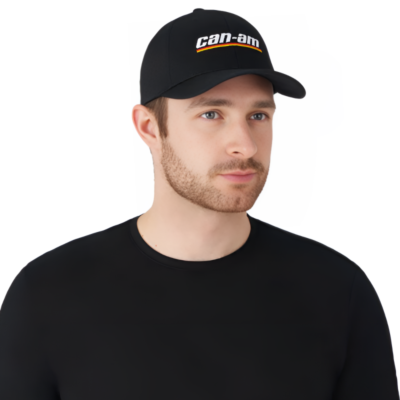 CAN-AM EMBLEM CAP OS, BLACK