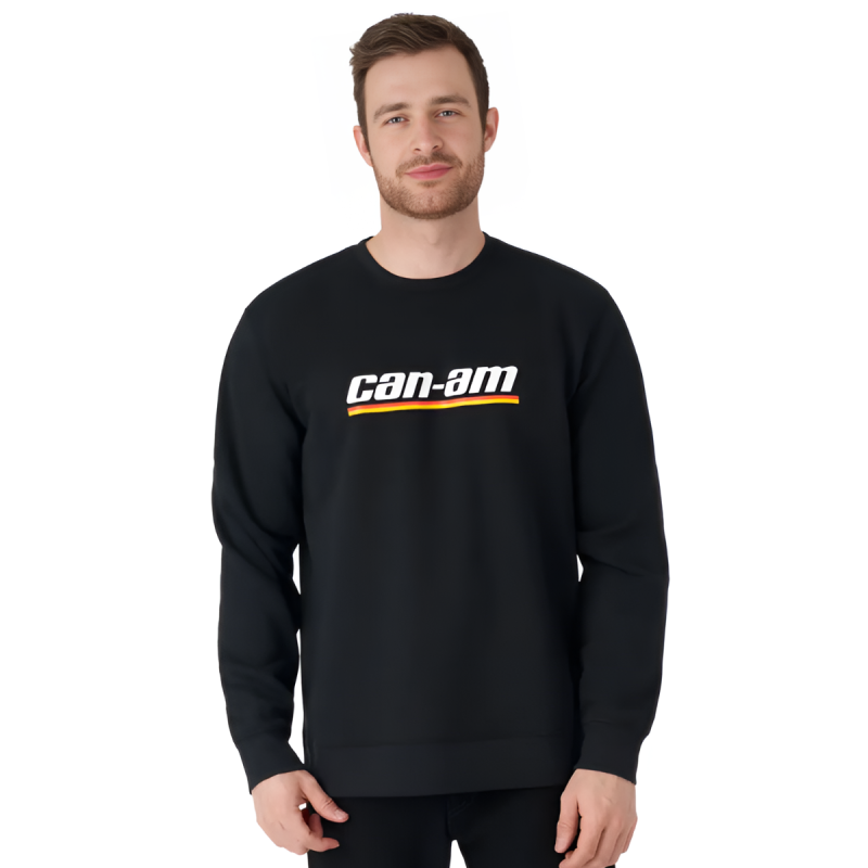 CAN-AM EMBLEM CREWNECK, BLACK