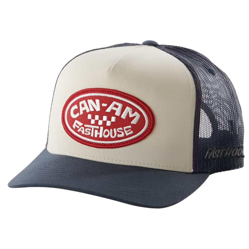 CAN-AM X FASTHOUSE BADGE CAP OS, IVORY