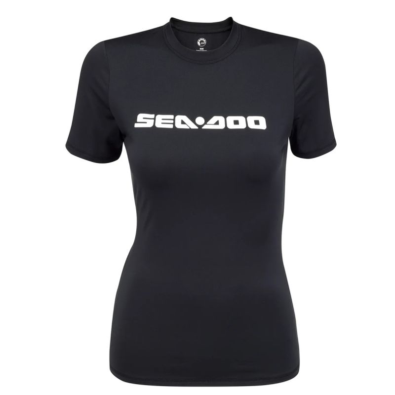 SHORT SLEEVE RASHGUARD SIGNATURE BLACK