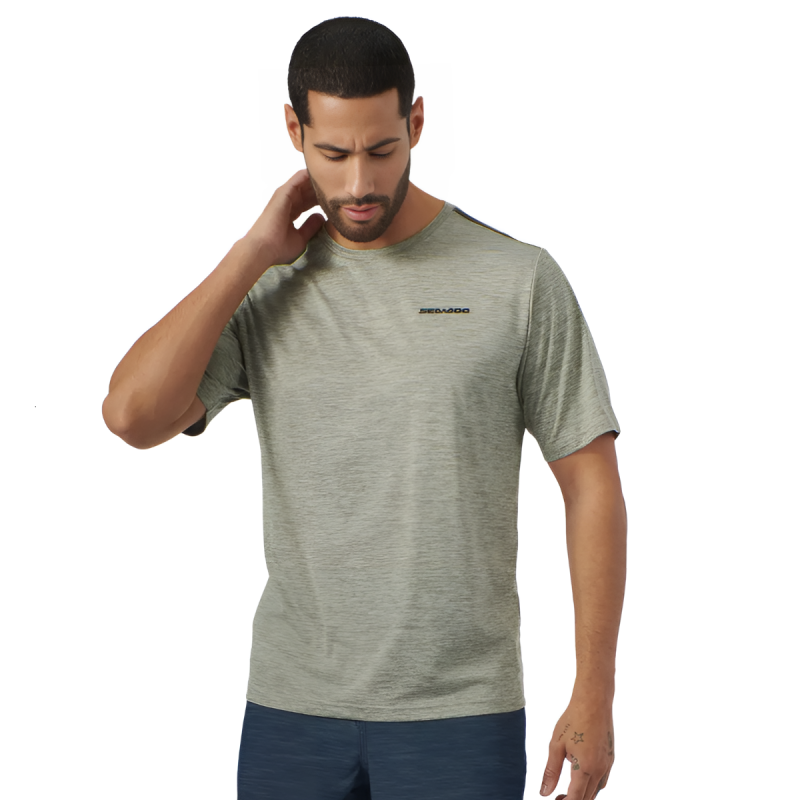SEA-DOO UV PROTECTION T-SHIRT HEATHER CHARCOAL