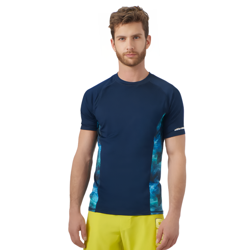 SHORT SLEEVE RASHGUARD PERFORMANCE MEN NAVY