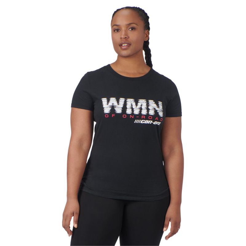 WMN OF ON-ROAD T-SHIRT LADIES S BLACK