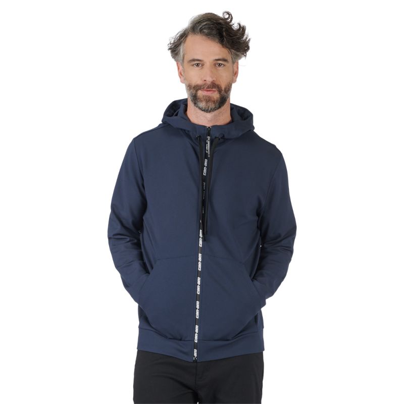 ZIP-UP PONTE HOODIE MEN