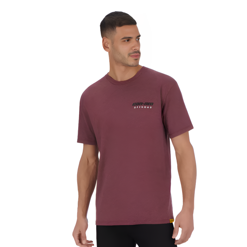 DRIVEN TO WIN T-SHIRT MEN WINE