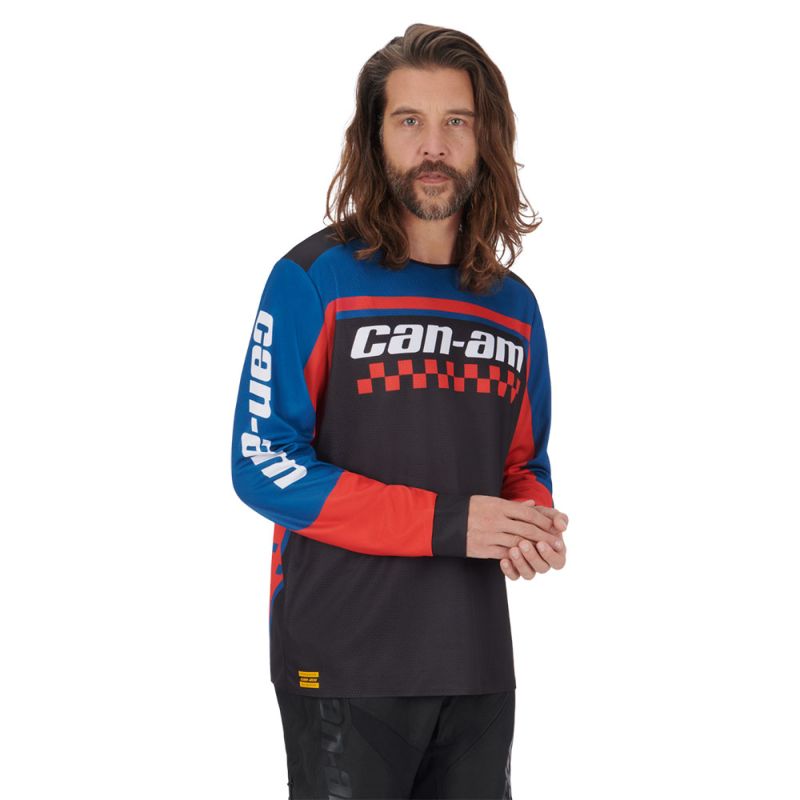 CAN-AM WINDPROOF JERSEY MEN L, BLACK 