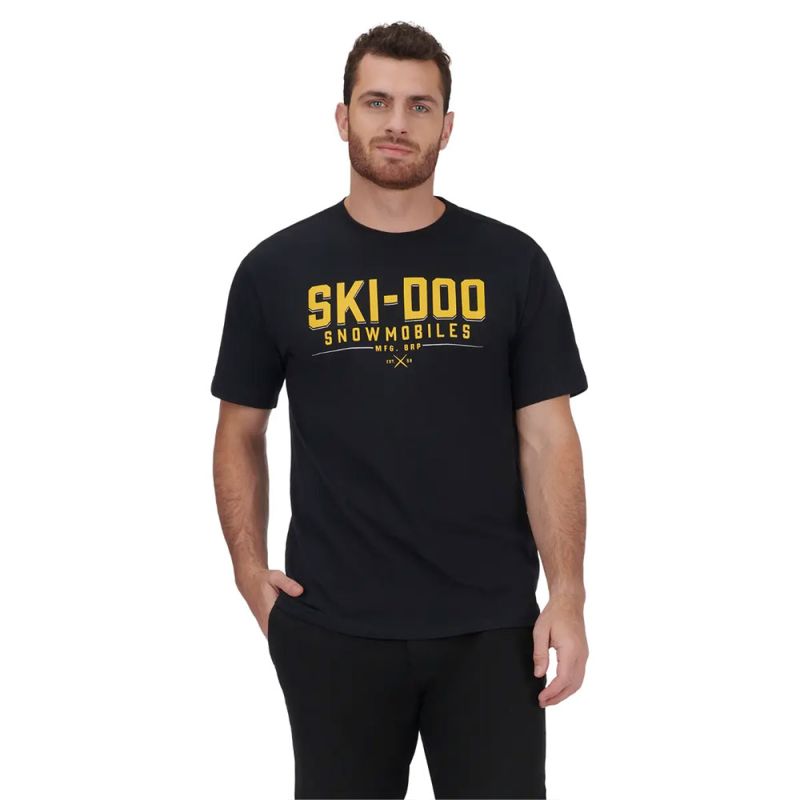 SKI-DOO VINTAGE T-SHIRT MEN L BLACK 
