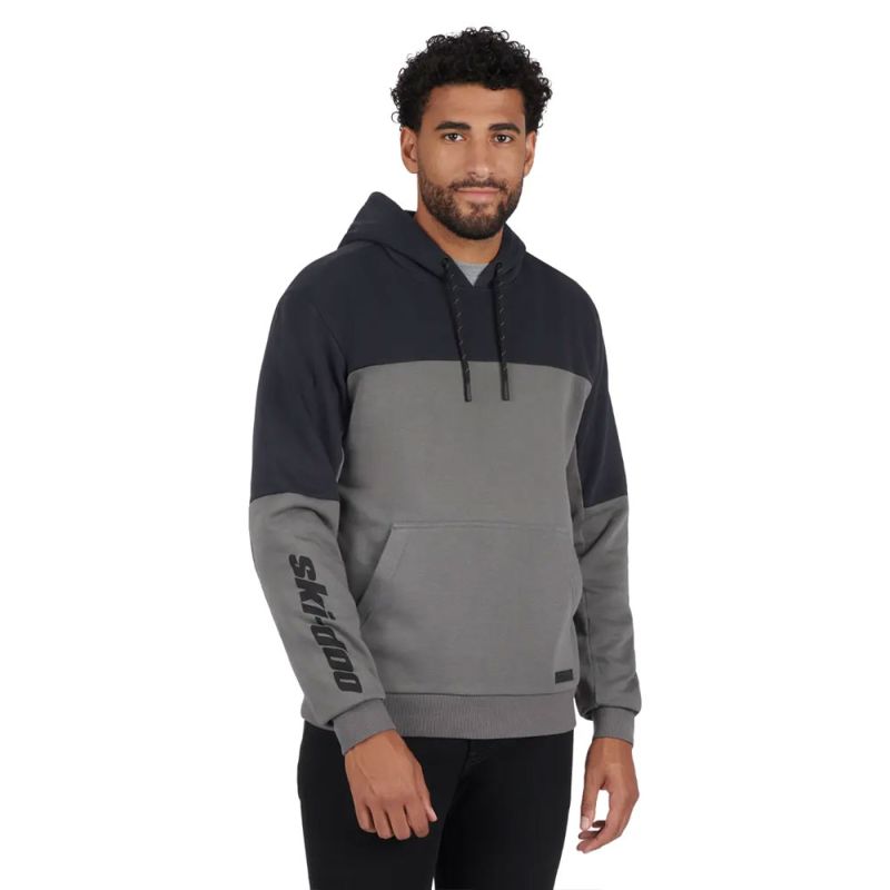 SKI-DOO PREMIUM PULLOVER HOODIE MEN Carcoal Grey face
