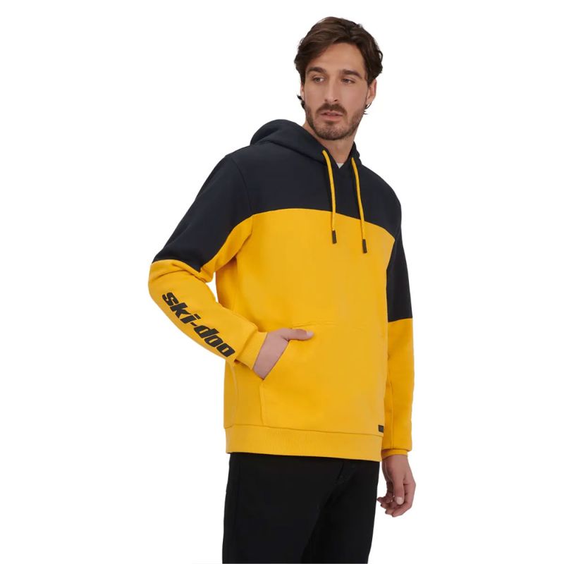 SKI-DOO PREMIUM PULLOVER HOODIE MEN Yellow face