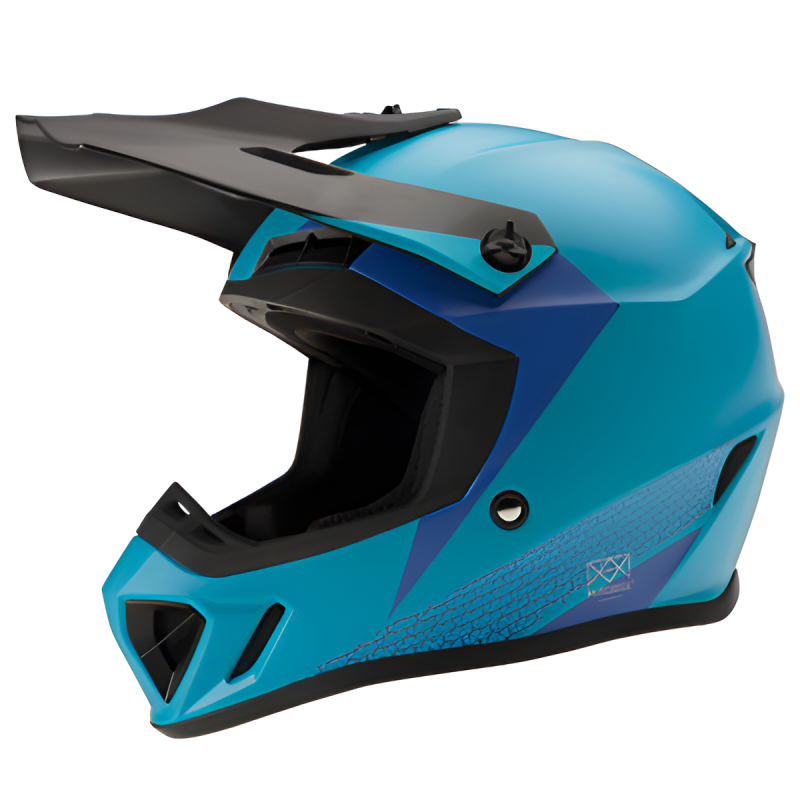 LYNX RADIEN 2.0 CROSS HELMET SHINY BLUE