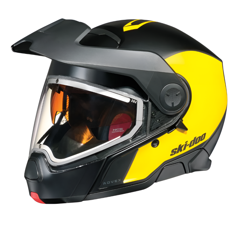 SKI-DOO ADVEX SPORT RADIANT HELMET WITH ELECTRIC VISOR (DOT/ECE) YELLOW