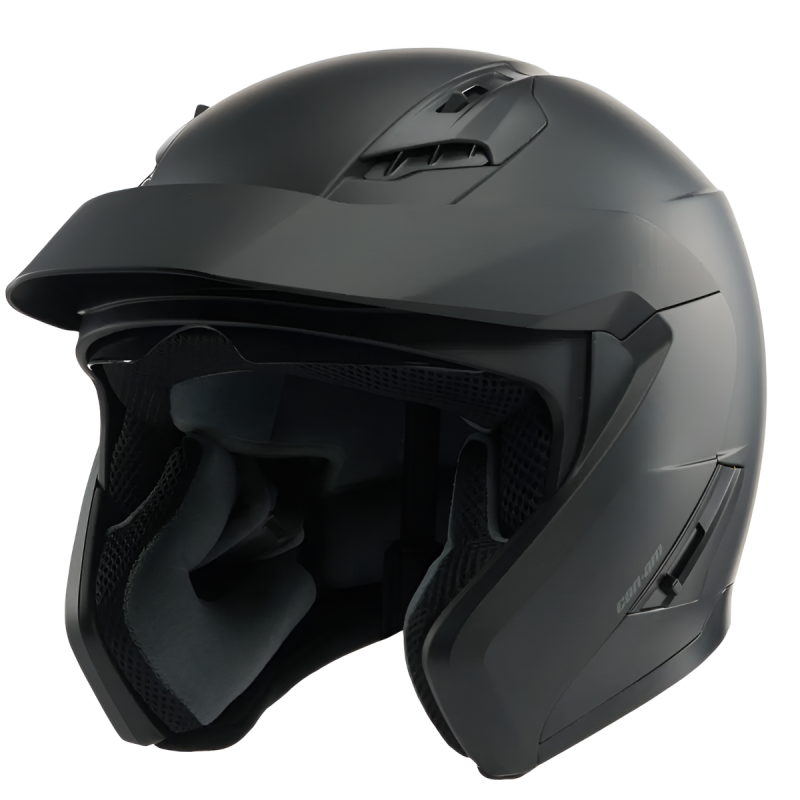 CAN-AM EXOME OPEN FACE HELMET DOT MATTE BLACK