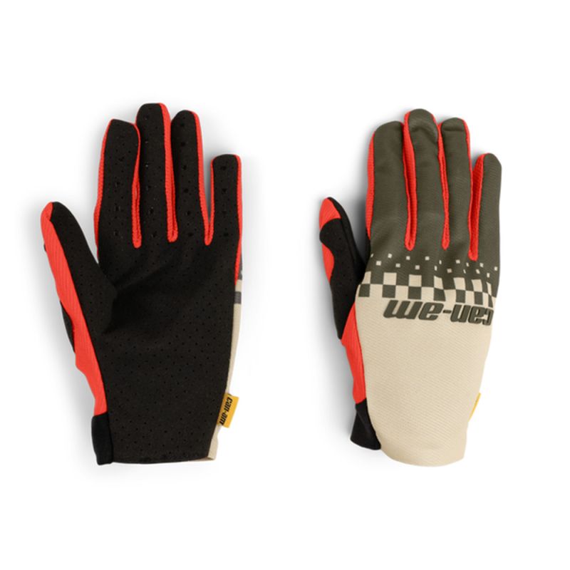 CAN-AM STEER GLOVES UNISEX, ARMY GREEN