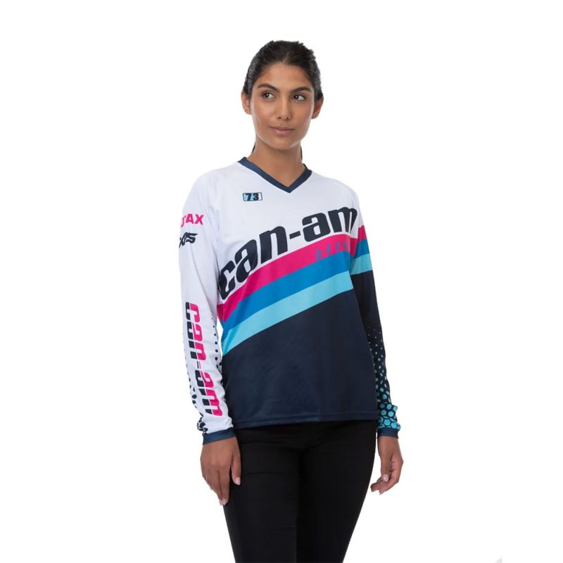 CAN-AM EMBLEM JERSEY LADIES, WHITE