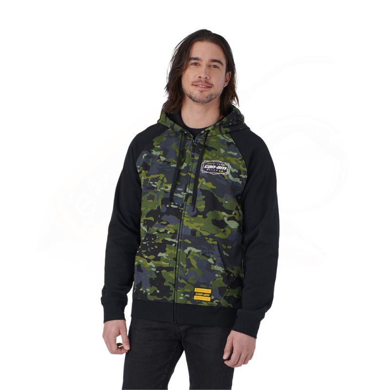 CAN-AM PREMIUM HOODIE MEN, BLACK